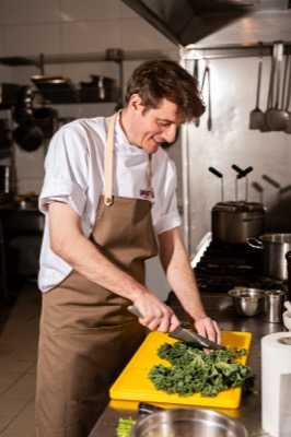 Interiér restaurace Amiata