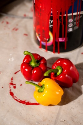 Interiér restaurace Amiata